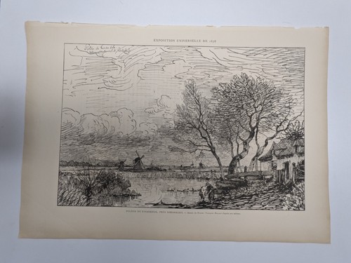 Gravure après henri vander - gravure,